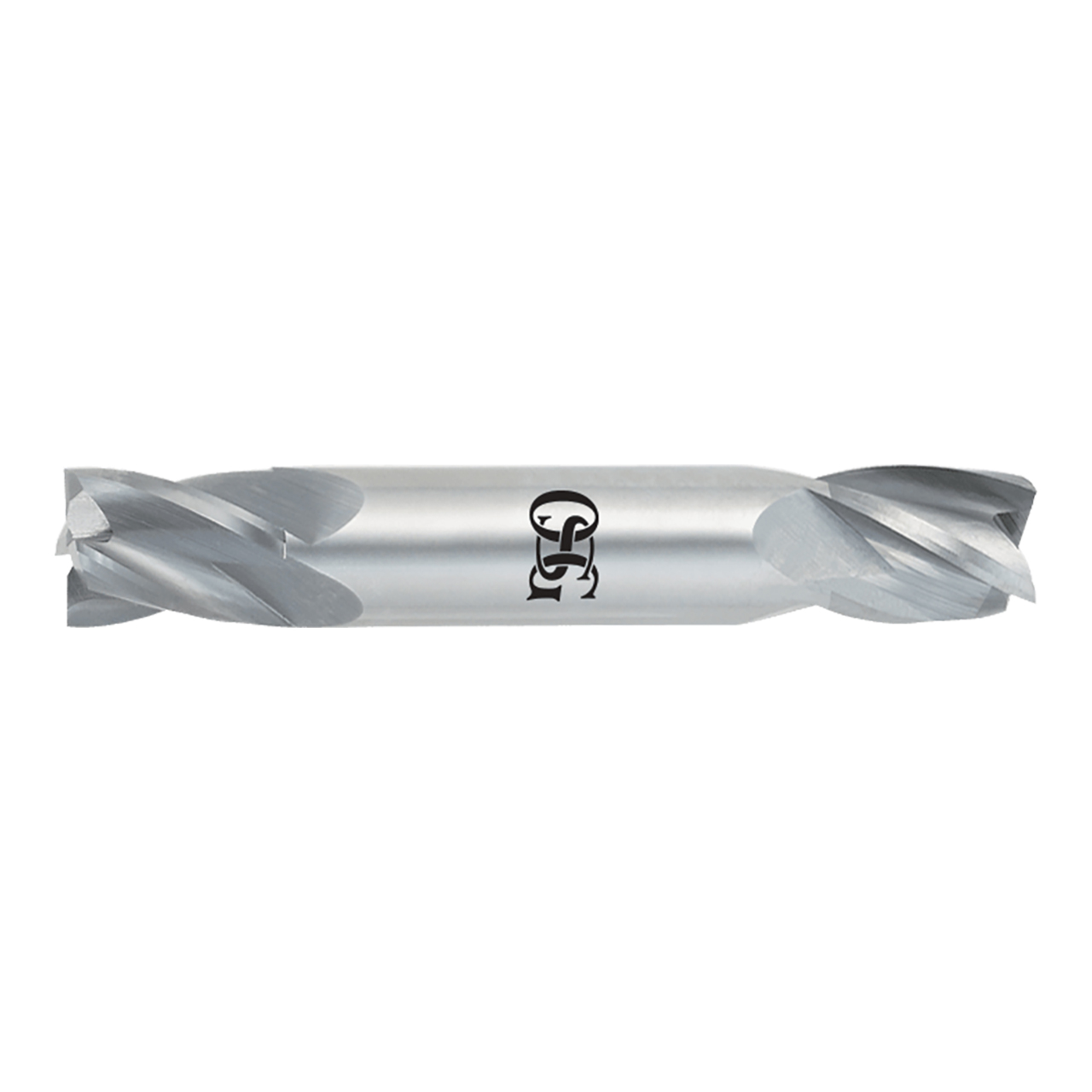 OSG 424-1875 | 3/16" Diameter x 0.188" Shank x 0.375" LOC x 2.000" OAL x 30 Degree Helix Angle 4 Flute BRIGHT Coated Carbide 424 Double Ended Square End Mill