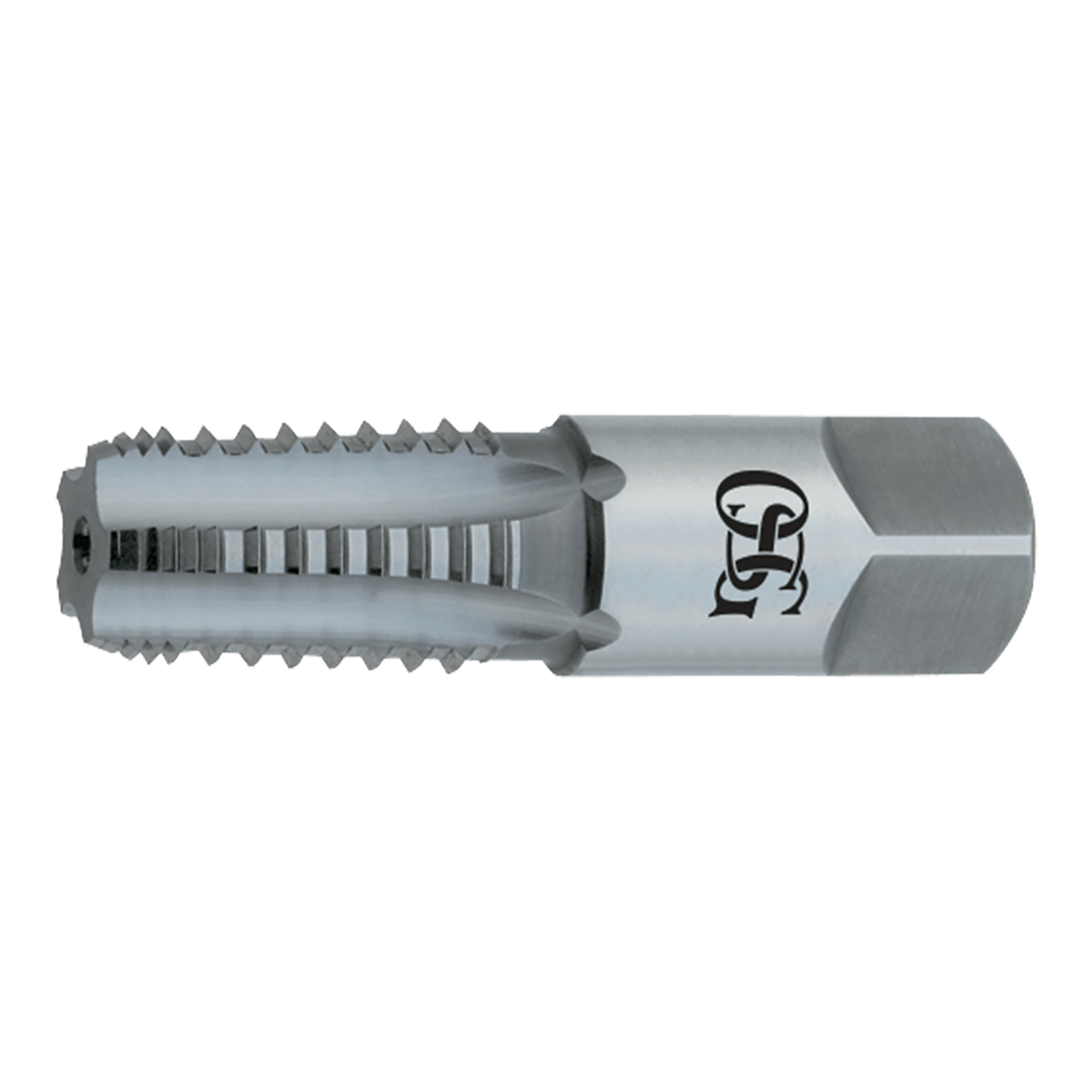 OSG 3312500 | 1" - 11 Thread Size x 1.125" Shank x 1.752" Thread Length x 3.752" OAL NPTF 5 Flute Right Hand Bright Coated HSS 108G Standard Pipe Tap