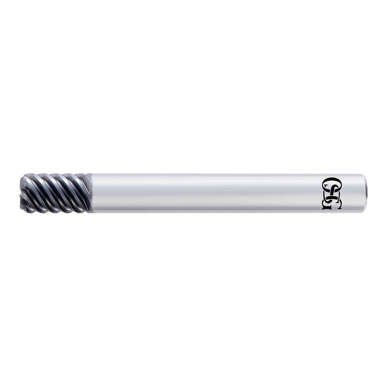 OSG 3183220 | EXOCARB 12.00mm Diameter x 12.00mm Shank x 18.00mm LOC x 9.00mm OAL x 2.00mm Radius x 60 Degree Helix Angle 8 Flute DUROREY Coated Carbide 4770 Corner Radius End Mill