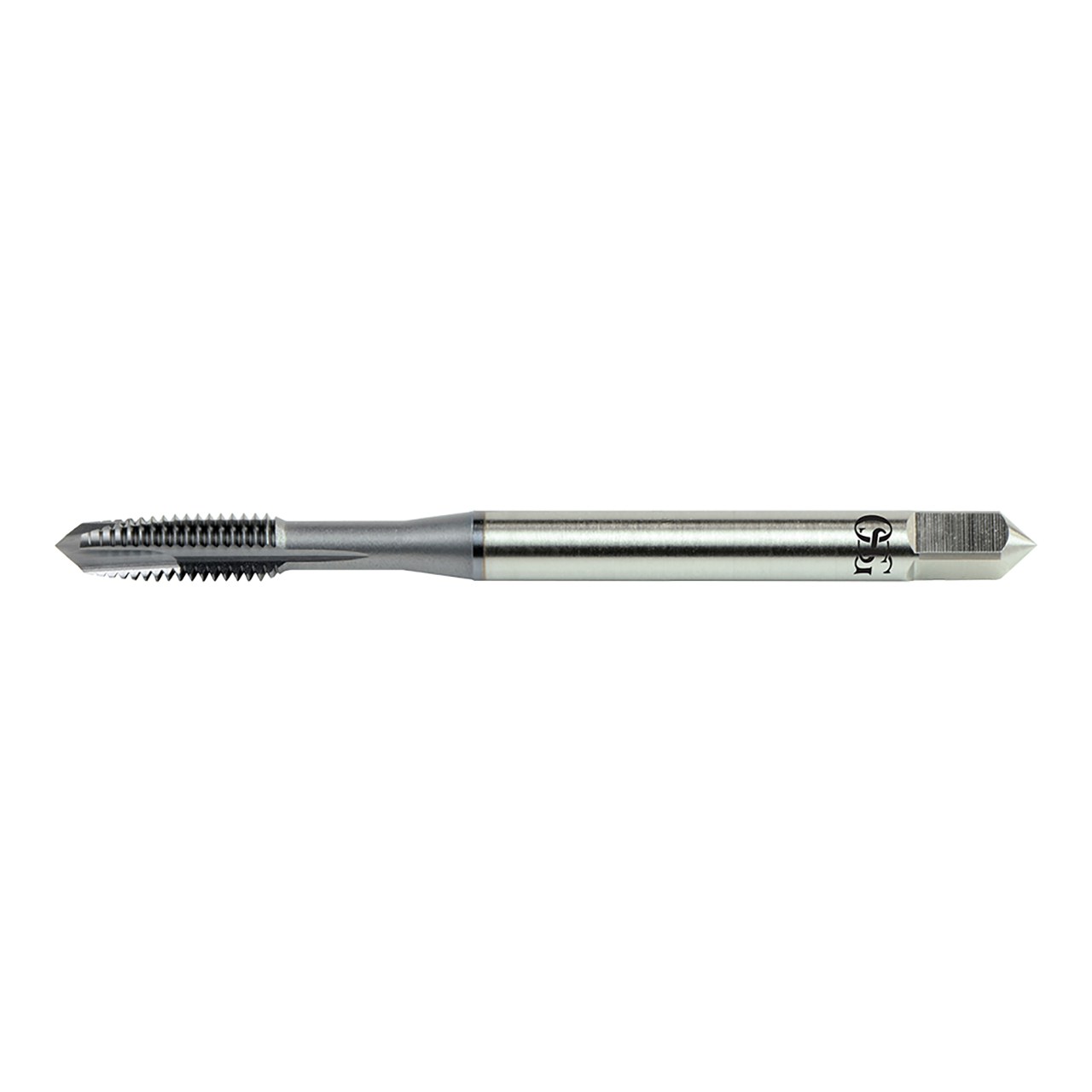 OSG 1111601103 | HY-PRO TAP MF M12.00x1.25mm Thread Size x 9.32mm Shank x 21.00mm Length x 10.00mm OAL Plug (4P) Chamfer D5 3 Flute Nitride Coated HSSE 11116 Spiral Point Tap