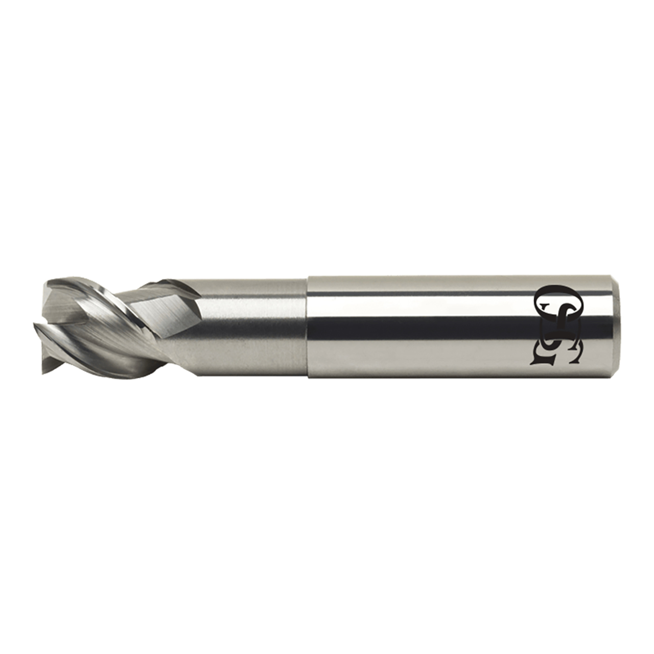 OSG 20430400 | EXOCARB 1/4" Diameter x 0.250" Shank x 0.250" LOC x 2.500" OAL x 0.060" Radius x 45 Degree Helix Angle 3 Flute BRIGHT Coated Carbide 2043 Corner Radius End Mill