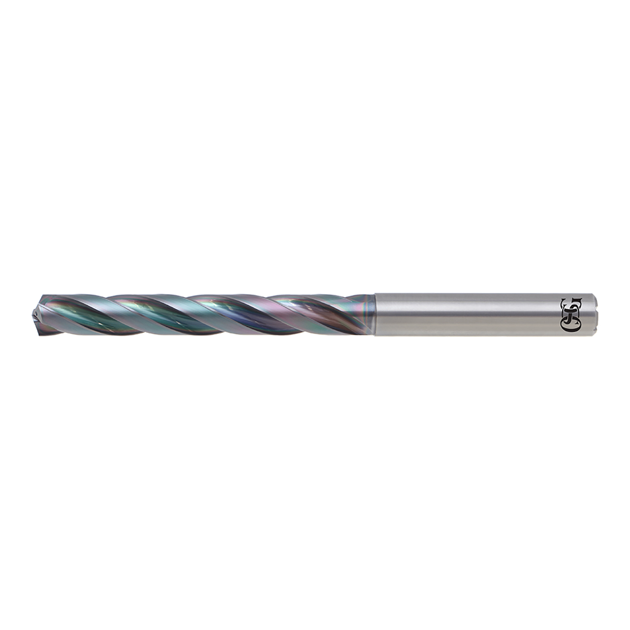 OSG 8722560 | A Brand 0.220" Diameter x 6.00mm Shank x 45.00mm Flute Length x 100.00mm OAL x 140 Degree Point Angle 3 Flute EgiAs Coated Carbide 6610 Jobber Length Drill Bit