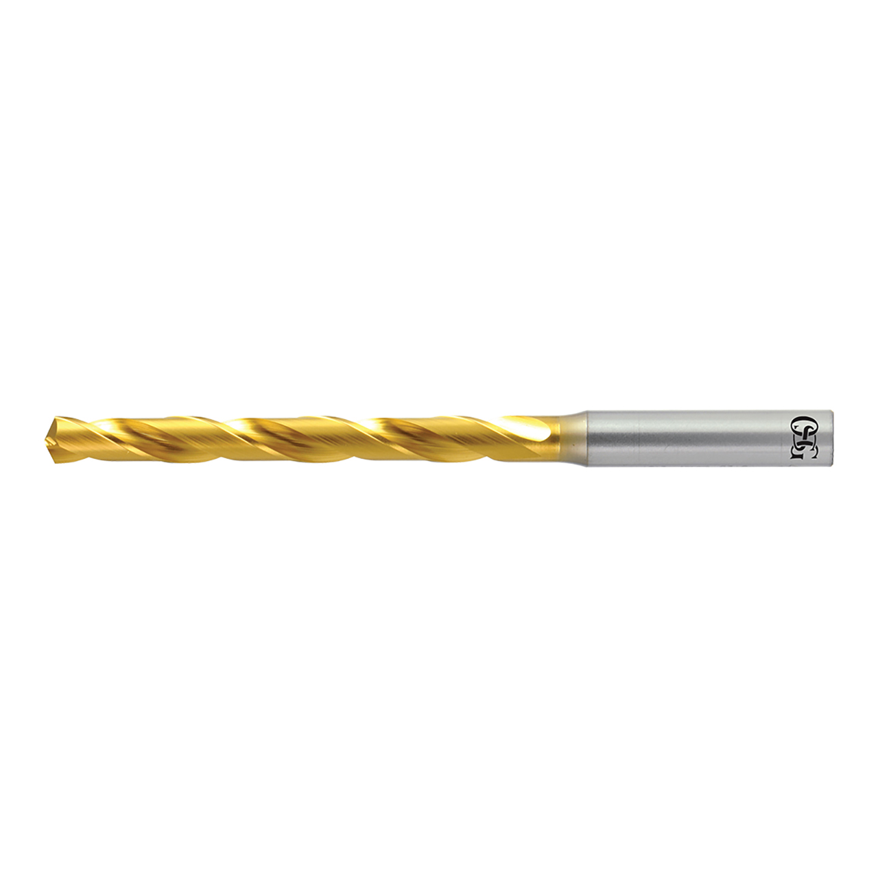 OSG 15180005 | EX-GOLD #15 Drill Size x 0.188" Shank x 55.00mm Flute Length x 92.00mm OAL x 130 Degree Point Angle 2 Flute TiN Coated HSS-CO 1500 Jobber Length Drill Bit