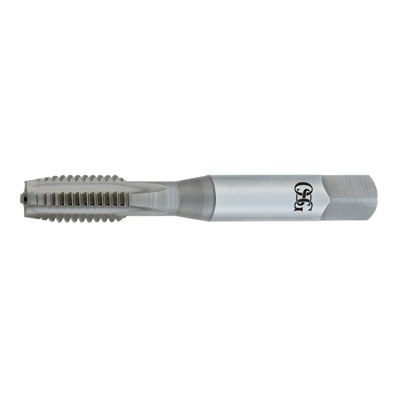 OSG 2402303 | HY-PRO TAP UNC #10 - 24 Thread Size x 0.194" Shank x 0.492" Length x 2.374" OAL Plug (4P) Chamfer H3 3 Flute Nitride Coated HSSE 240 Straight Flute Tap