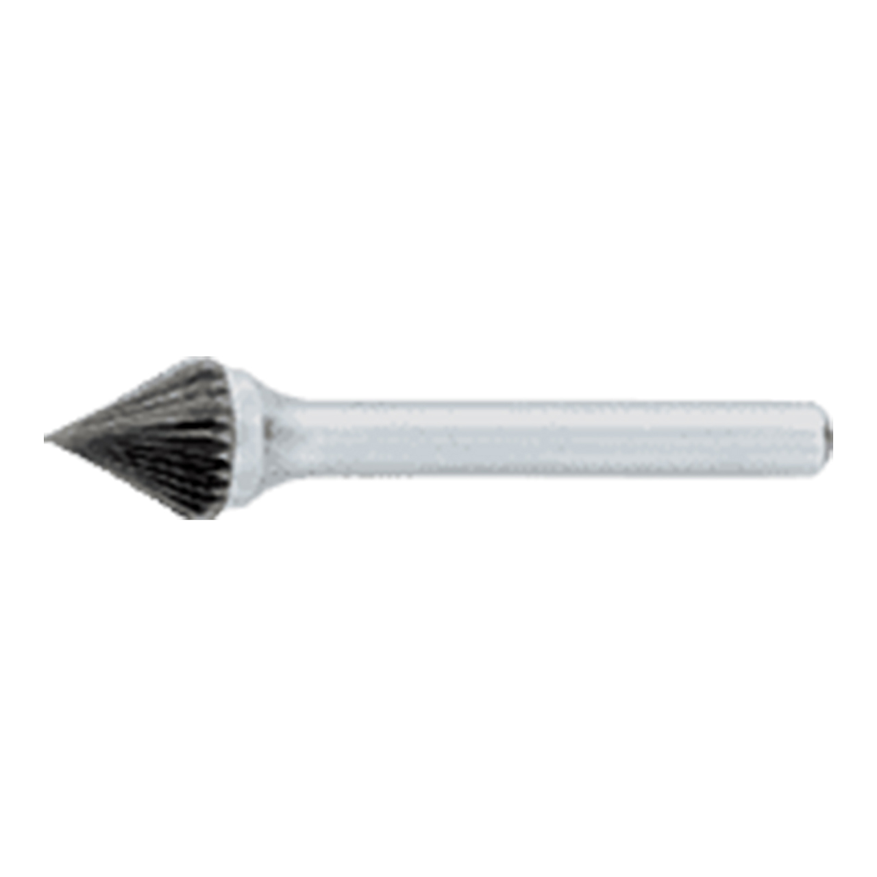 OSG 950-3750-60 | 9.50mm Diameter x 6.00mm Shank x 8.00mm LOC x 55.00mm OAL x 60 Degree Included Angle Bright Coated Carbide 950 Cone Burr