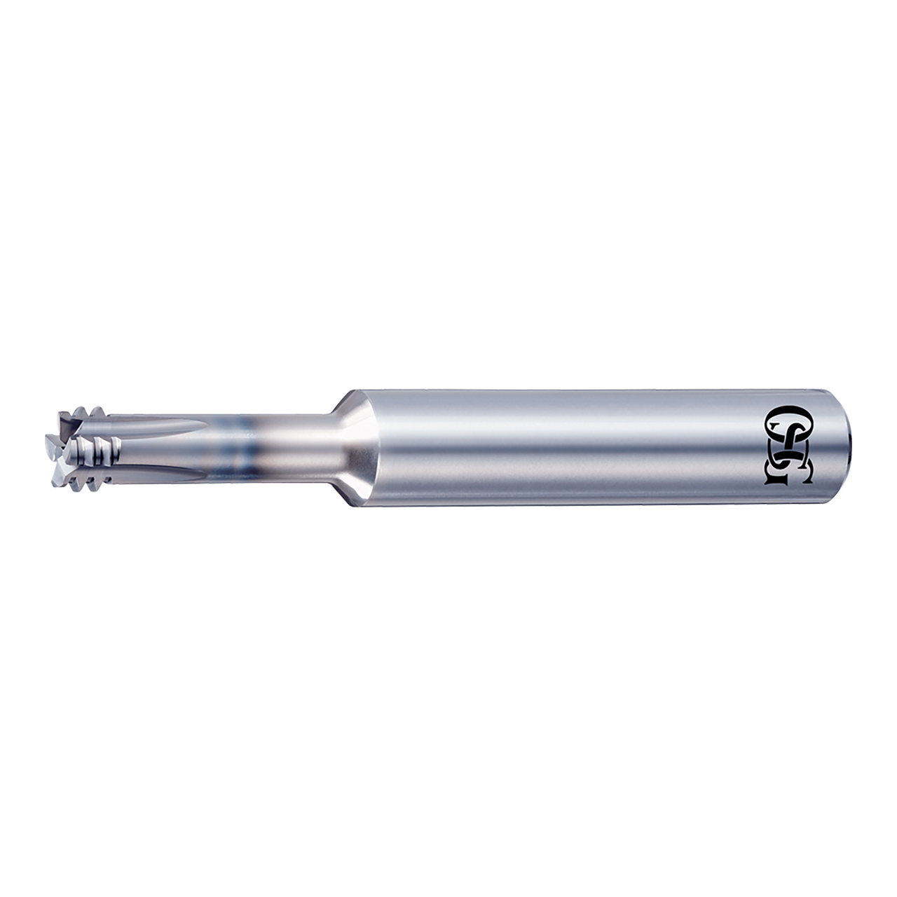 OSG 8331201 | A BRAND M4 x 0.70mm Thread Size x 3.10mm Diameter x 6.00mm Shank x 2.10mm LOC x 50.00mm OAL 4 Flute M DUROREY Coated Carbide 16640 Helical Flute Thread Mill