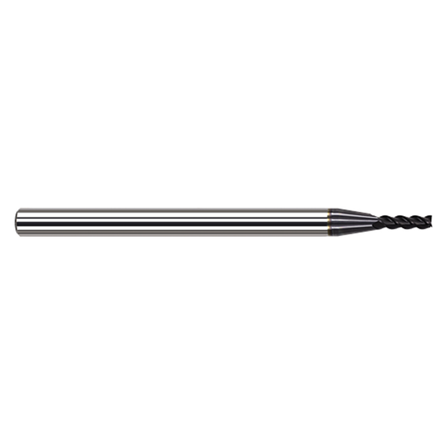 Harvey Tool 821357-C6 | 3.00mm Diameter x 4.00mm Shank x 9.00mm LOC x 50.00mm OAL 4 Flute AlTiN Nano Coated Carbide Square End Mill