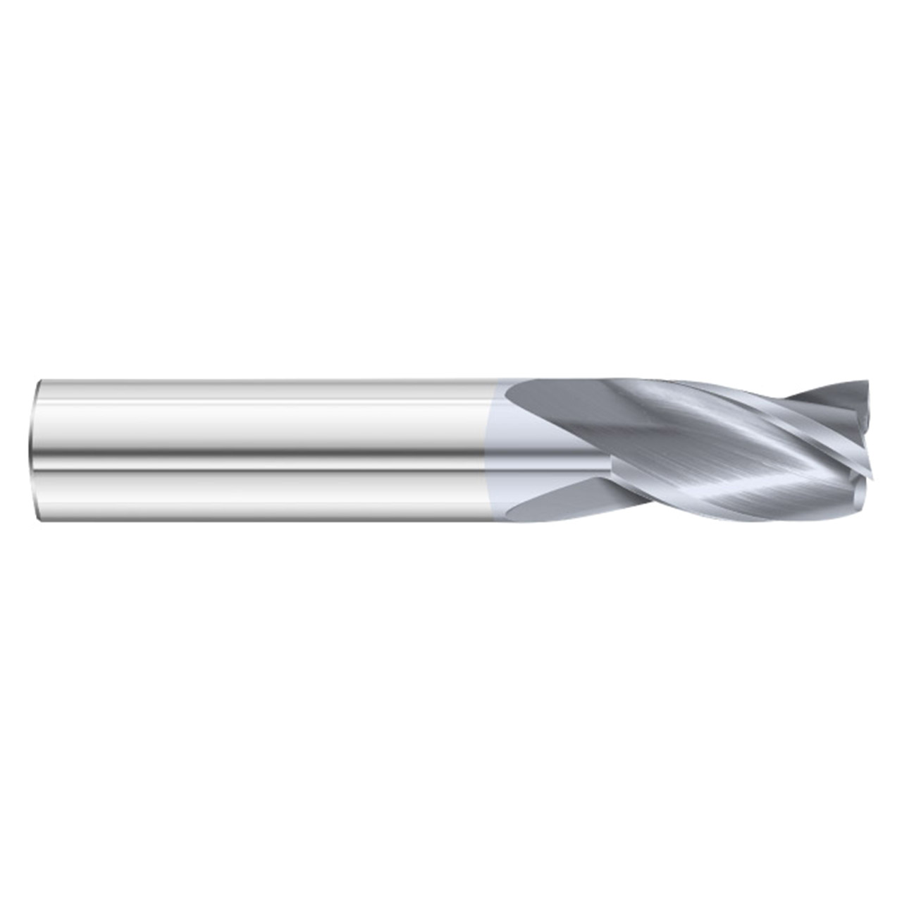 Fullerton Tool 30327 | 7/16" Diameter x 7/16" Shank x 2-3/4" OAL 3 Flute TiCN Coated Square End Mill