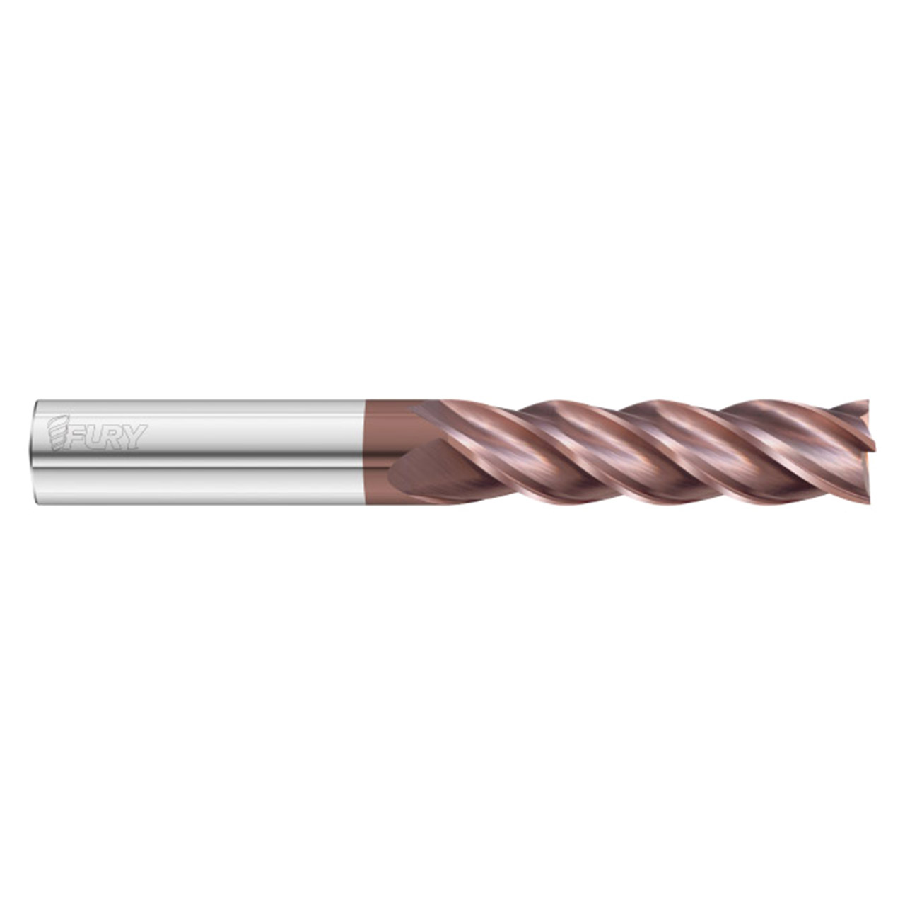 Fullerton Tool 35275 | 3/4" Diameter x 3/4" Shank x 5" OAL 4 Flute FC20 Coated Square End Mill