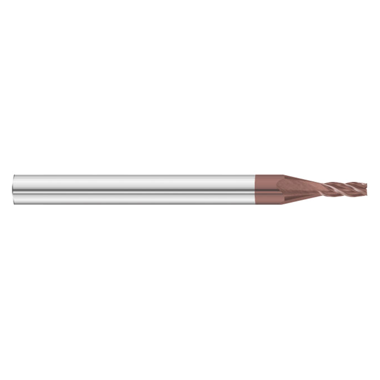 Fullerton Tool 35900 | 1/64" Diameter x 1/8" Shank x 1-1/2" OAL 4 Flute FC20 Coated Square End Mill