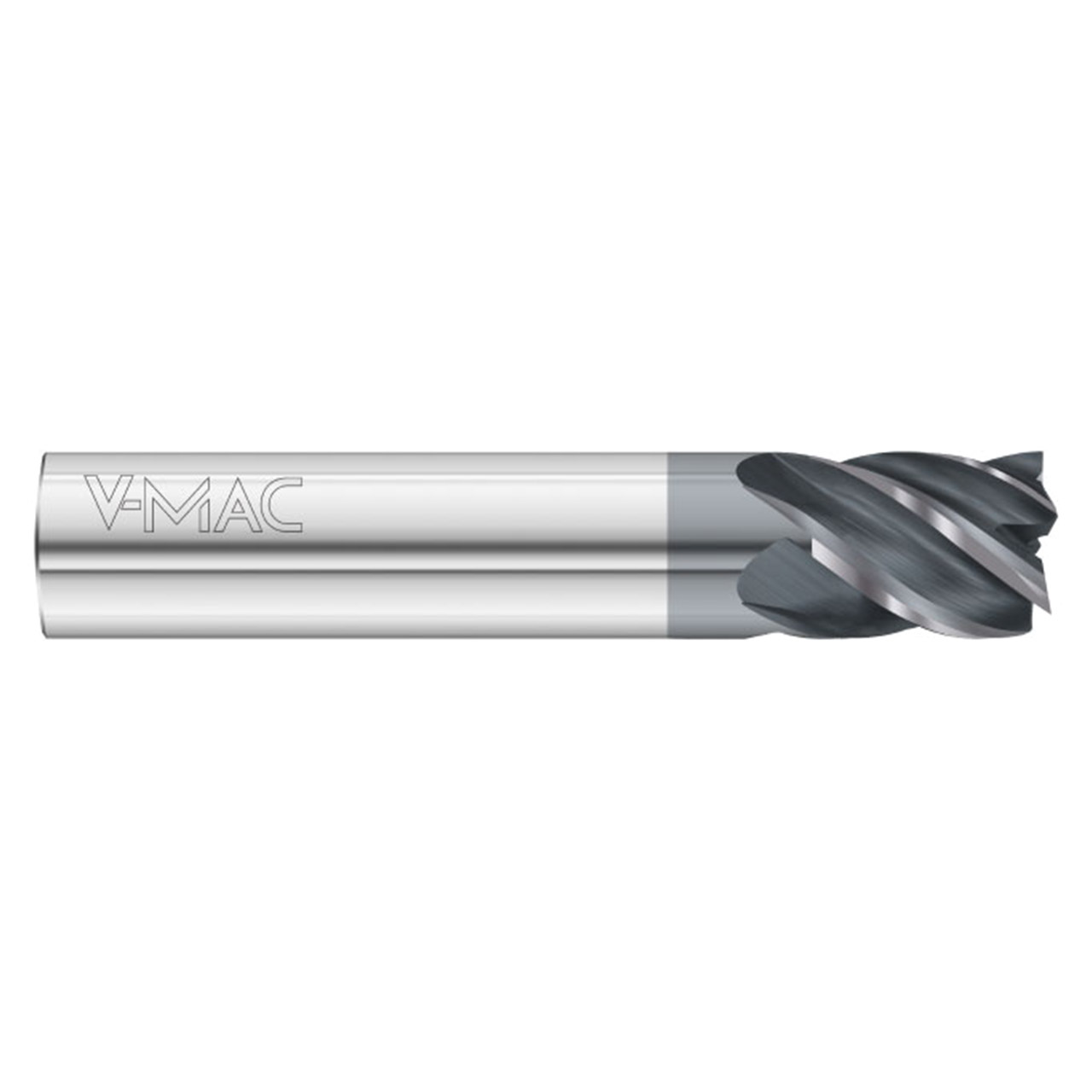 Fullerton Tool 36427 | 1" Diameter x 1" Shank x 4" OAL 5 Flute FC21 Coated Square End Mill
