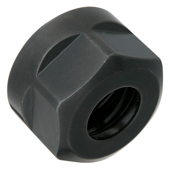 Techniks 46111 | 11.50mm Diameter x 11.80mm OAL ER11 Tool Steel PowerCOAT High Speed Hex nut