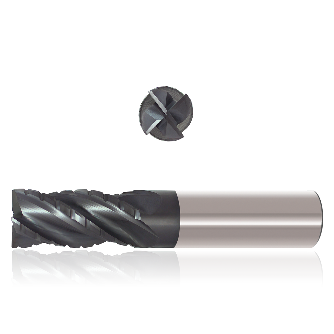 Precision Cutting Tools 9529807 | 3/8" Cutting Diameter x 3/8" Shank x 0.188" Radius x 1" Flute length x 2-1/2" OAL 4 Flute Varianta Supral Coated Carbide Standard Ball End Mill