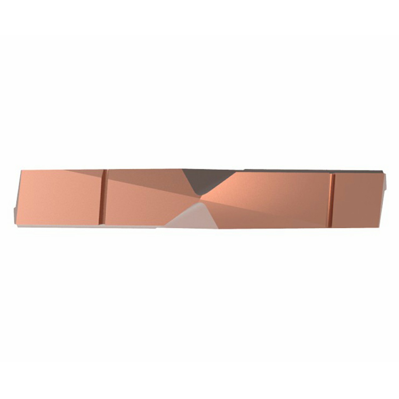 Allied Machine and Engineering TAX3-35.50 | 35.50mm Diameter x 1/4" Thickness x 132 Degree Included Angle AM200 Coated High-Speed Steel 3 Series T-A Pro Spade Drill Insert