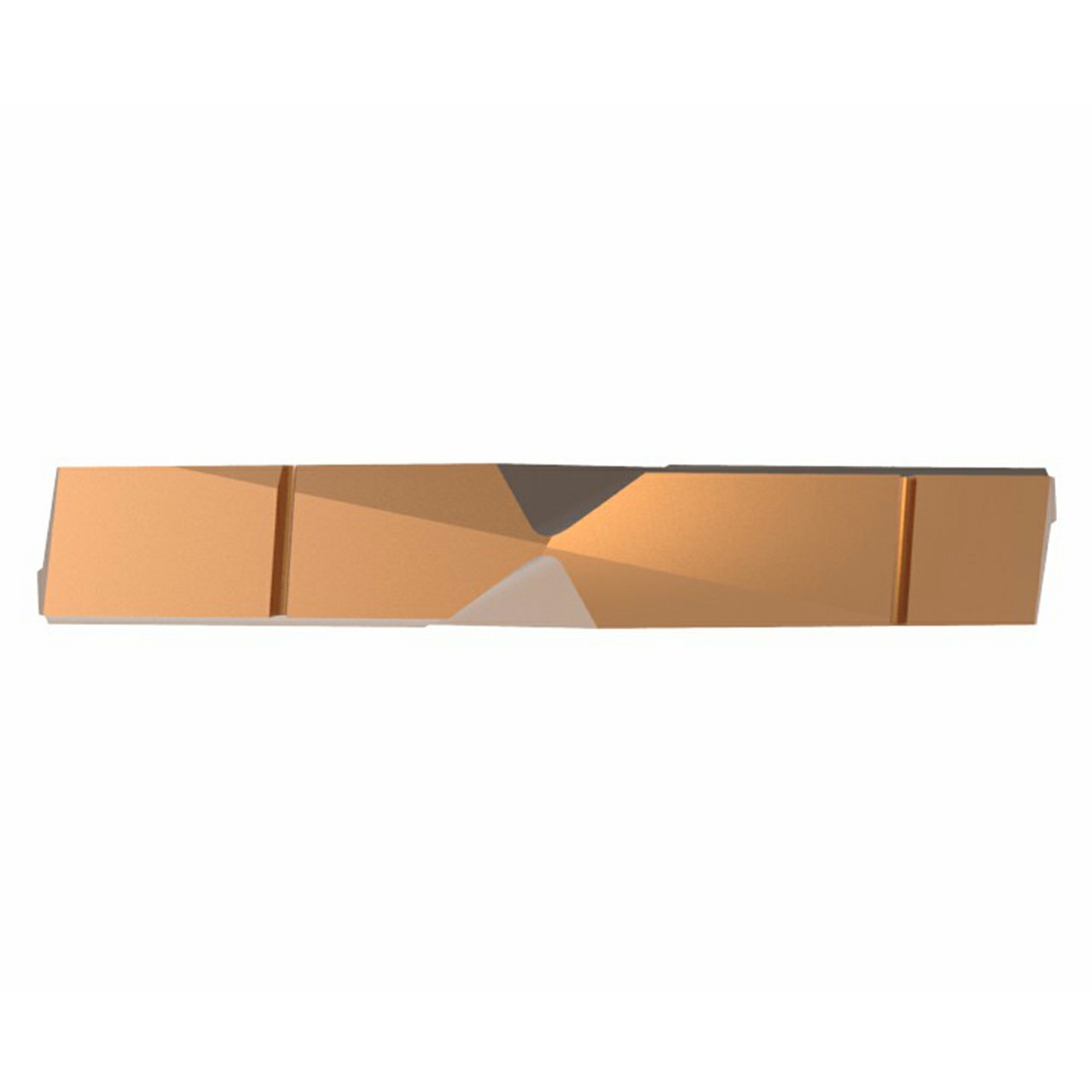 Allied Machine and Engineering TAP3-35.50 | T-A Pro 35.50mm Diameter x 1/4" Thickness x 132 Degree Included Angle AM300 Coated Carbide 3 Series Spade Drill Insert