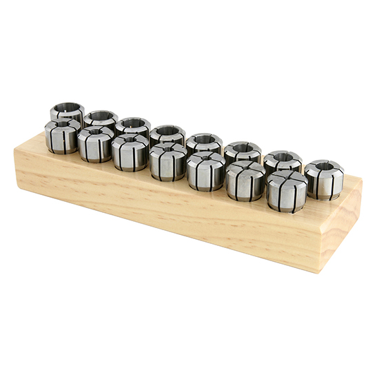 Techniks 01618-21S | 1/8-3/4" X 32nds DA180 21pc Collet Set