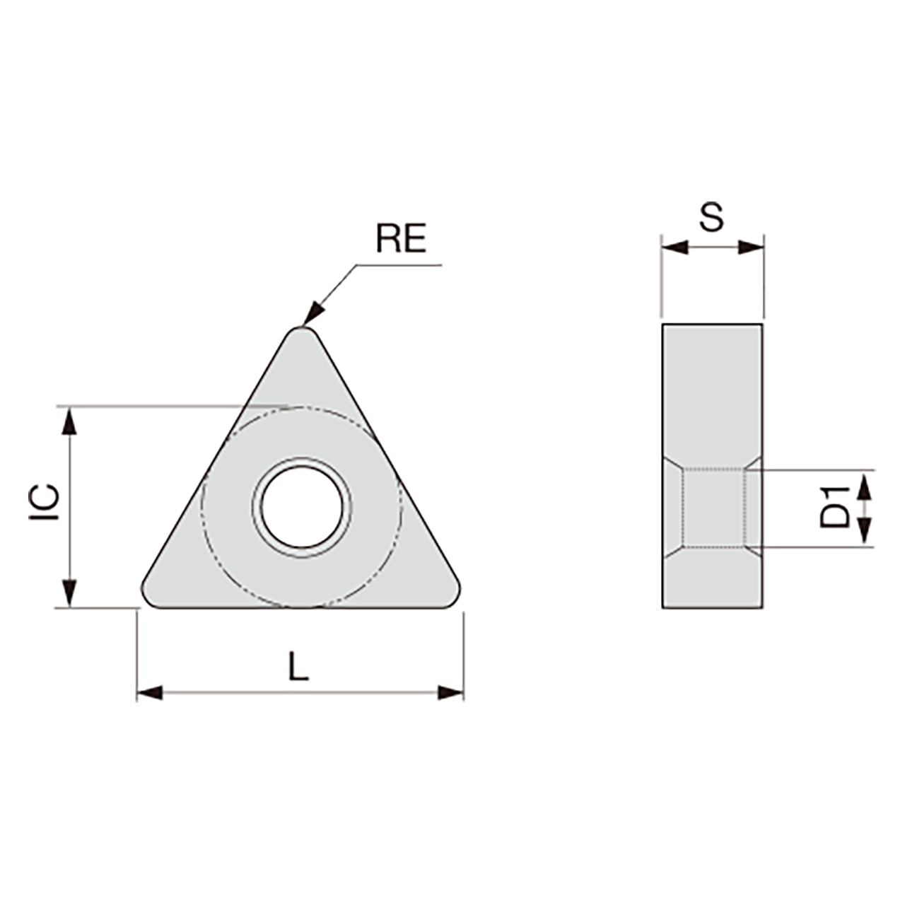 Tungaloy 6965955 | TNMG 232E ZM T6215 1/4" Circle Diameter x 0.187" Thickness x 0.433" Edge Length x 0.032" Radius TiCN+Al2O3+TiN Coated Carbide Turning Insert