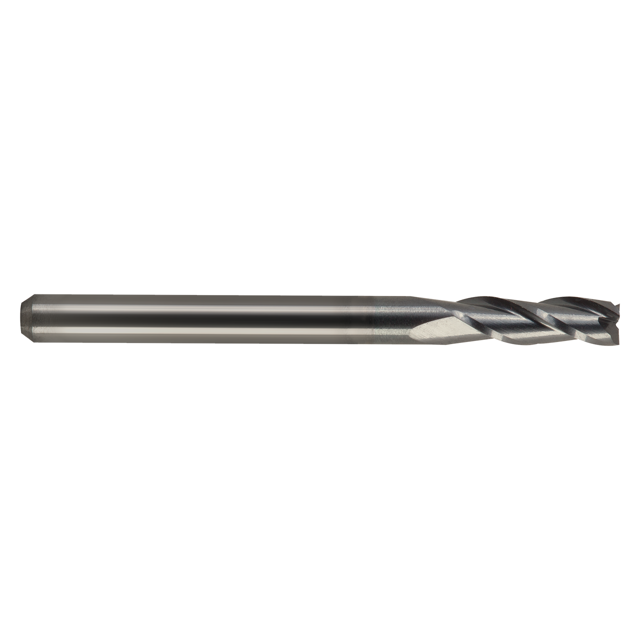 M.A. Ford 11612500R.005 | 1/8" Diameter x 1/8" Shank x 3/8" LOC x 1-1/2" OAL x 0.005" Radius x 30 Degree Helix Angle 3 Flute Uncoated Carbide 116 Corner Radius End Mill