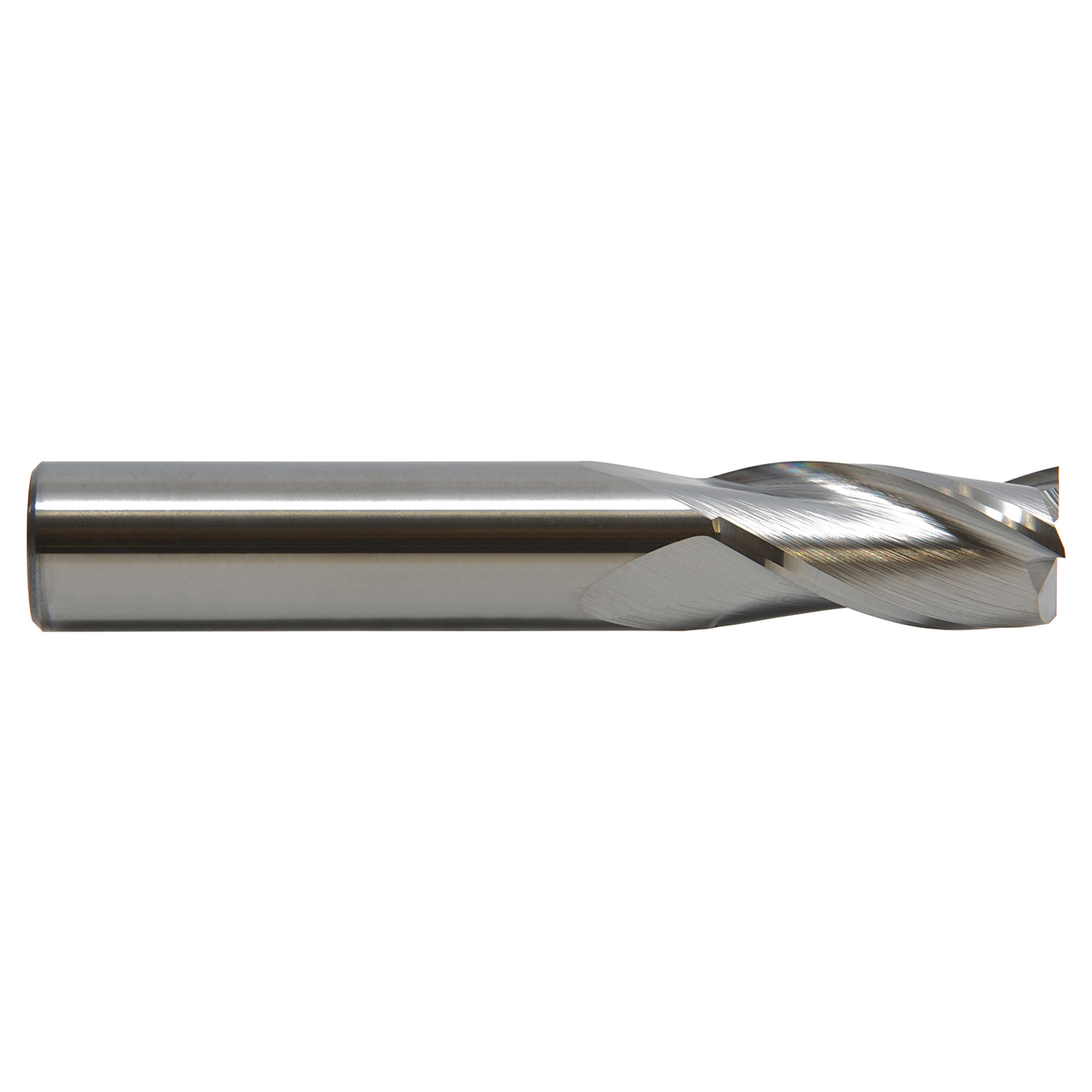 M A Ford 11623440 | 15/64" Diameter x 1/4" Shank x 3/4" LOC x 2.500" OAL x 30 Degree Helix Angle 3 Flute Uncoated Carbide Square End Mill