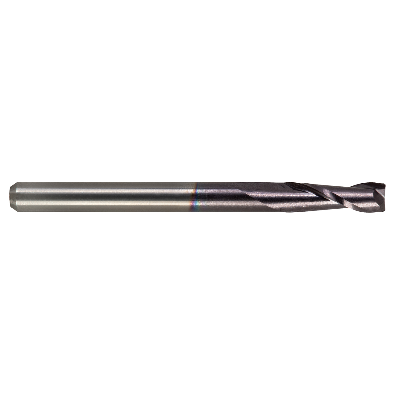 M A Ford 12125000A | 1/4" Diameter x 1/4" Shank x 3/4" LOC x 2.500" OAL x 30 Degree Helix Angle 2 Flute ALtima Coating Carbide Square End Mill