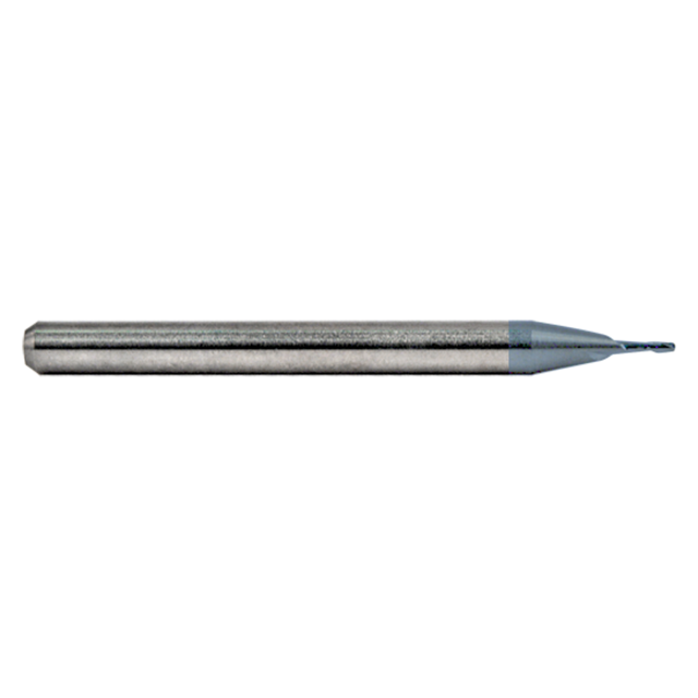 M.A. Ford 16403120C | 1/32" Diameter x 1/8" Shank x 1/16" LOC x 1-1/2" OAL x 30 Degree Helix Angle 2 Flute TiCN Coated Carbide 164 Stub Square End Mill