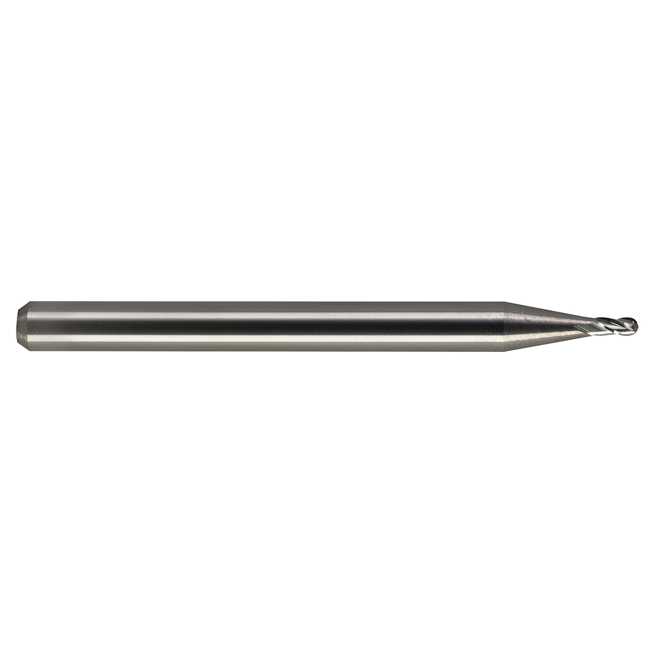 M.A. Ford 16501560 | 1/64" Diameter x 1/8" Shank x 0.023" LOC x 1-1/2" OAL x 30 Degree Helix Angle 4 Flute Uncoated Carbide 165 Ball Nose End Mill