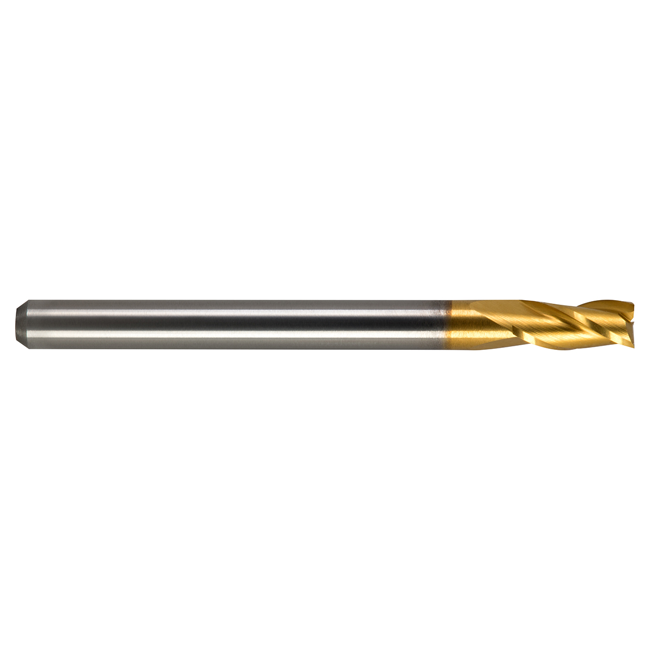 M A Ford 16911810T | 3.00mm Diameter x 3.00mm Shank x 6.00mm LOC x 38.00mm OAL x 30 Degree Helix Angle 3 Flute TiN Coated Carbide Stub Square End Mill