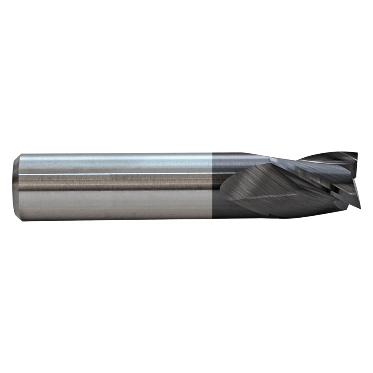 M.A. Ford 16931250A | 5/16" Diameter x 5/16" Shank x 1/2" LOC x 2.000" OAL x 30 Degree Helix Angle 3 Flute ALtima Coated Carbide 169 Stub Square End Mill