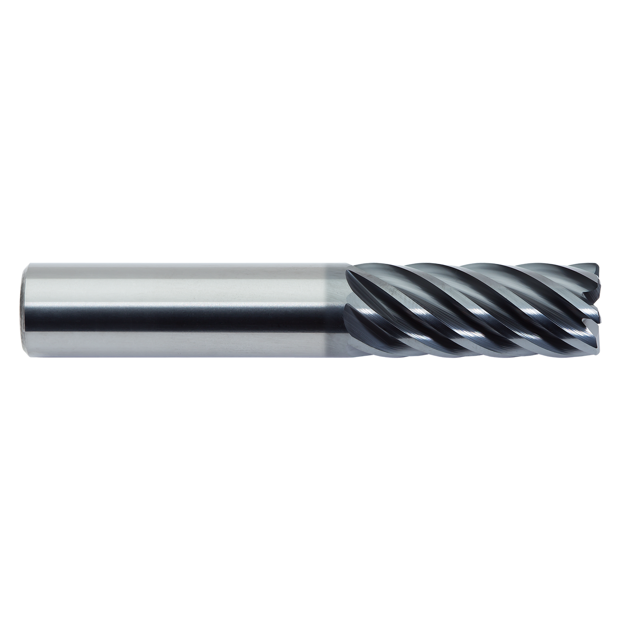 M.A. Ford 18010006B | 1" Diameter x 1.000" Shank x 1.000" LOC x 4.000" OAL x 0.060" Radius x 38 Degree Helix Angle 7 Flute ALtima Blaze Coated Carbide 180 Corner Radius End Mill