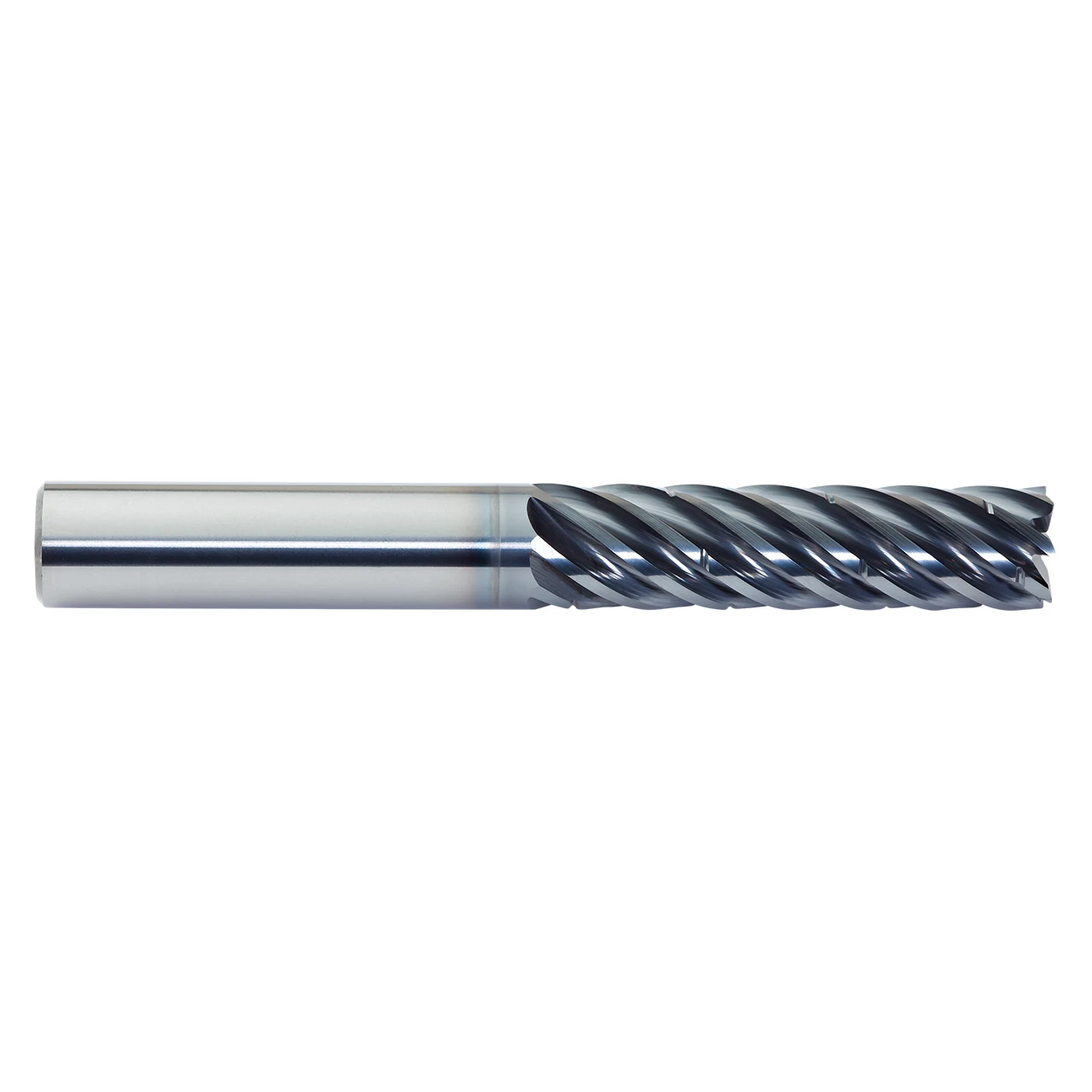 M.A. Ford 180L6254B | 5/8" Diameter x 5/8" Shank x 2-1/4" LOC x 5.000" OAL x 0.030" Radius x 38 Degree Helix Angle 7 Flute ALtima Blaze Coated Carbide 180CB Corner Radius End Mill with Chip Breaker