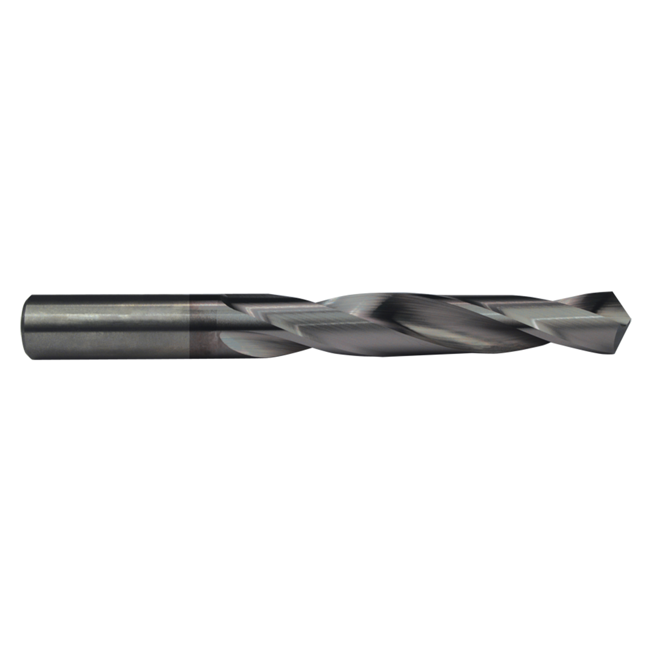 M.A. Ford 22437790A | 9.60mm Drill Size x 9.60mm Shank x 87.00mm Flute Length x 133.00mm OAL x 21 Degree Helix Angle 2 Flute ALtima Coated Carbide 224 Jobber Length Drill Bit