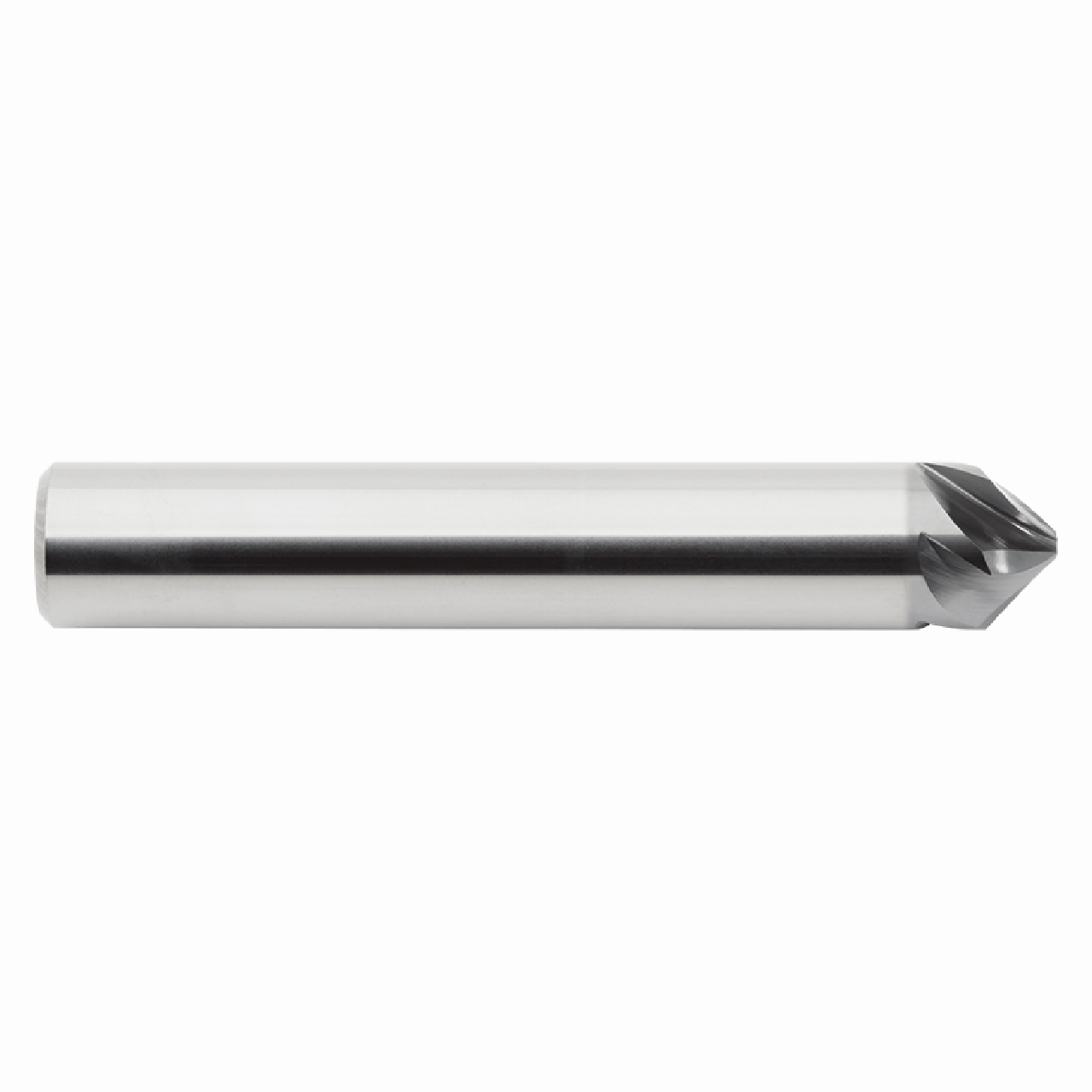 M.A. Ford 5HC025003B | 1/4" Diameter x 1/4" Shank x 0.095" LOC x 2-1/2" OAL x 90 Degree Included Angle 5 Flute ALtima Blaze Coated Carbide 5HC Chamfer Mill