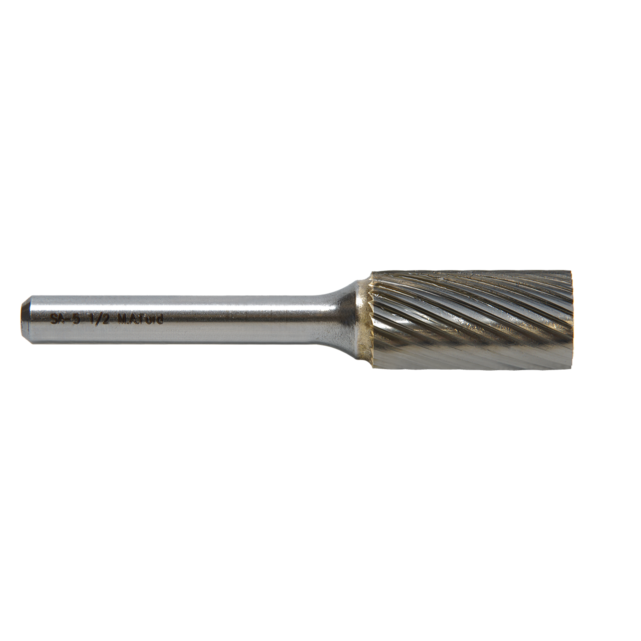 M.A. Ford 69020020 | 3/32" Diameter x 1/8" Shank x 7/16" LOC x 1-1/2" OAL 12 Flute Uncoated Carbide 69SA Cylinderical Shape Burr