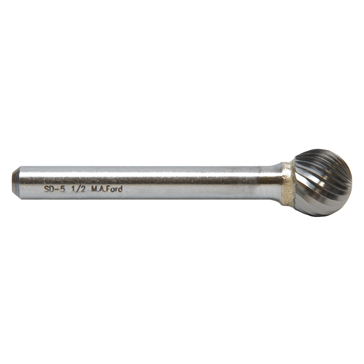 M.A. Ford 69050030 | 1/8" Diameter x 1/8" Shank x 7/64" LOC x 1-1/2" OAL 20 Flute Uncoated Carbide 69SD Miniature Burr