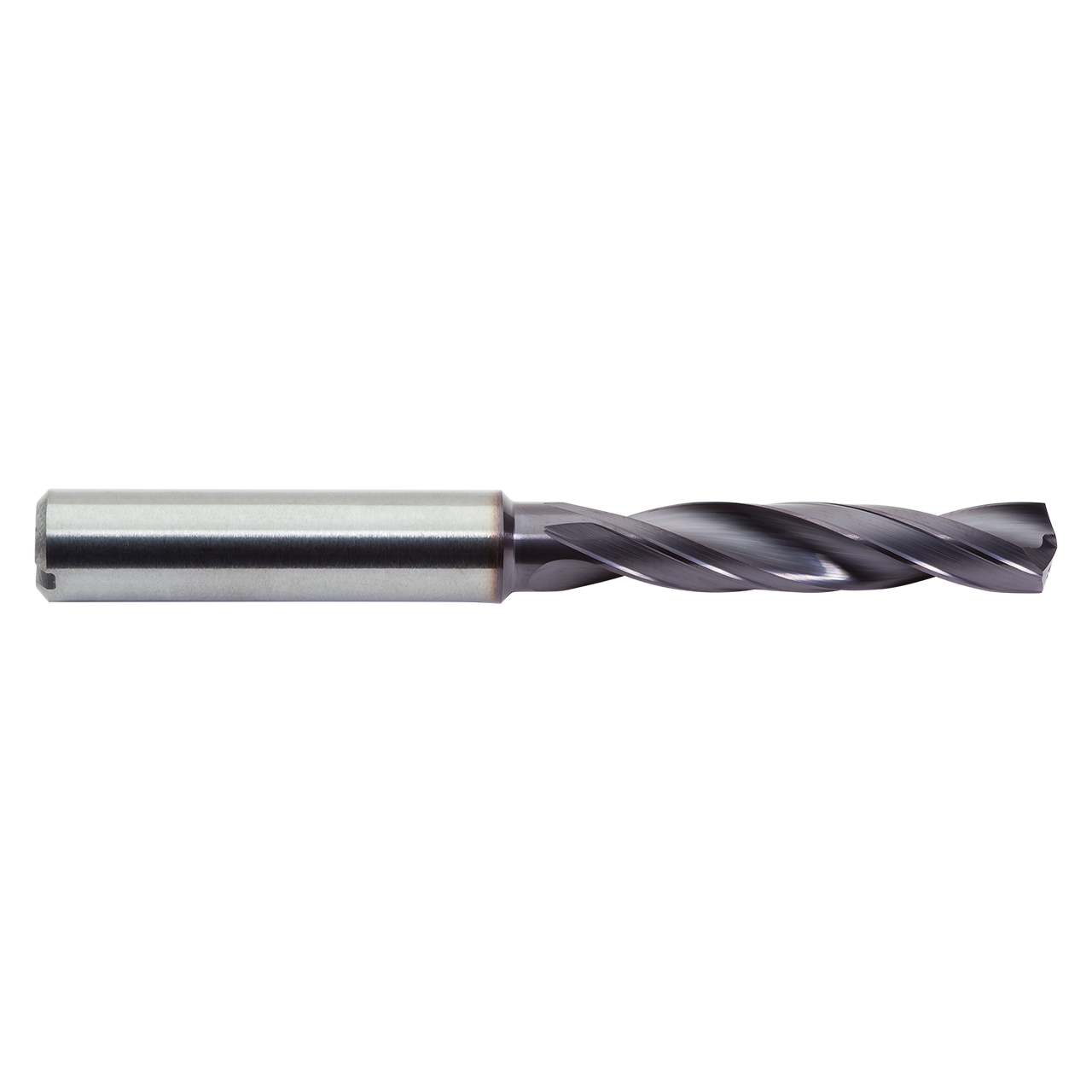 M.A. Ford CXDCS 0410AP | 4.10mm Drill Size x 5.00mm Shank x 24.00mm Flute Length x 66.00mm OAL x 30 Degree Helix Angle 2 Flute ALtima Plus Coated Carbide CXDCS Screw Machine Length Drill Bit