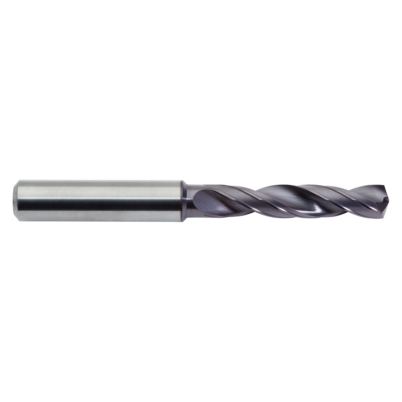 M A Ford CXDSS 0390AP | 3.90mm Diameter x 4.00mm Shank x 24.00mm LOC x 66.00mm OAL x 30 Degree Helix Angle 2 Flute ALtima Plus Coated Carbide Jobber Length Drill Bit
