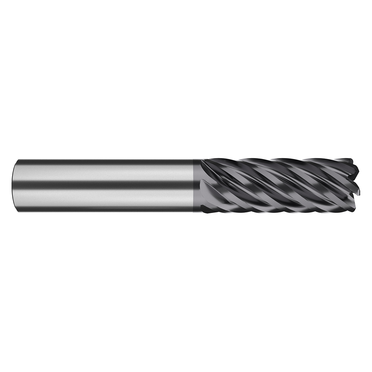 M A Ford XV737512AQ | 3/8" Diameter x 3/8" Shank x 7/8" LOC x 2.500" OAL x 0.015" Radius x 38 Degree Helix Angle 7 Flute ALtima Q Coated Carbide Corner Radius End Mill