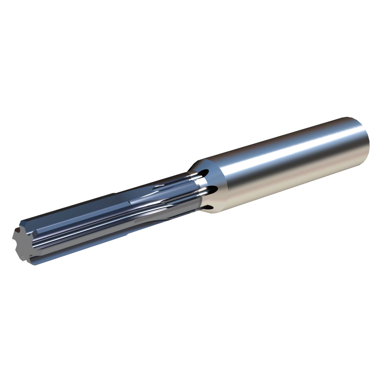 Seco Tools 10289753 | N5TS-8.01H7-EB45 0.315" Diameter x 0.394" Shank x 2.953" OAL 6 Flute Uncoated RX2000 Grade Chucking Reamer