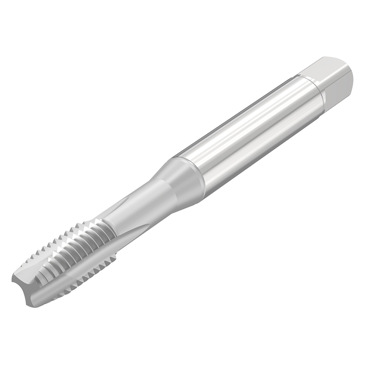Seco Tools 10309390 | T30-PU08B03-3/8-16-21R UNC 3/8 - 16 Size x 2B Class x 0.375" Diameter x 0.287" Chamfer Length x 3.937" OAL 3 Flute Uncoated High Speed Steel-E Spiral Point Tap