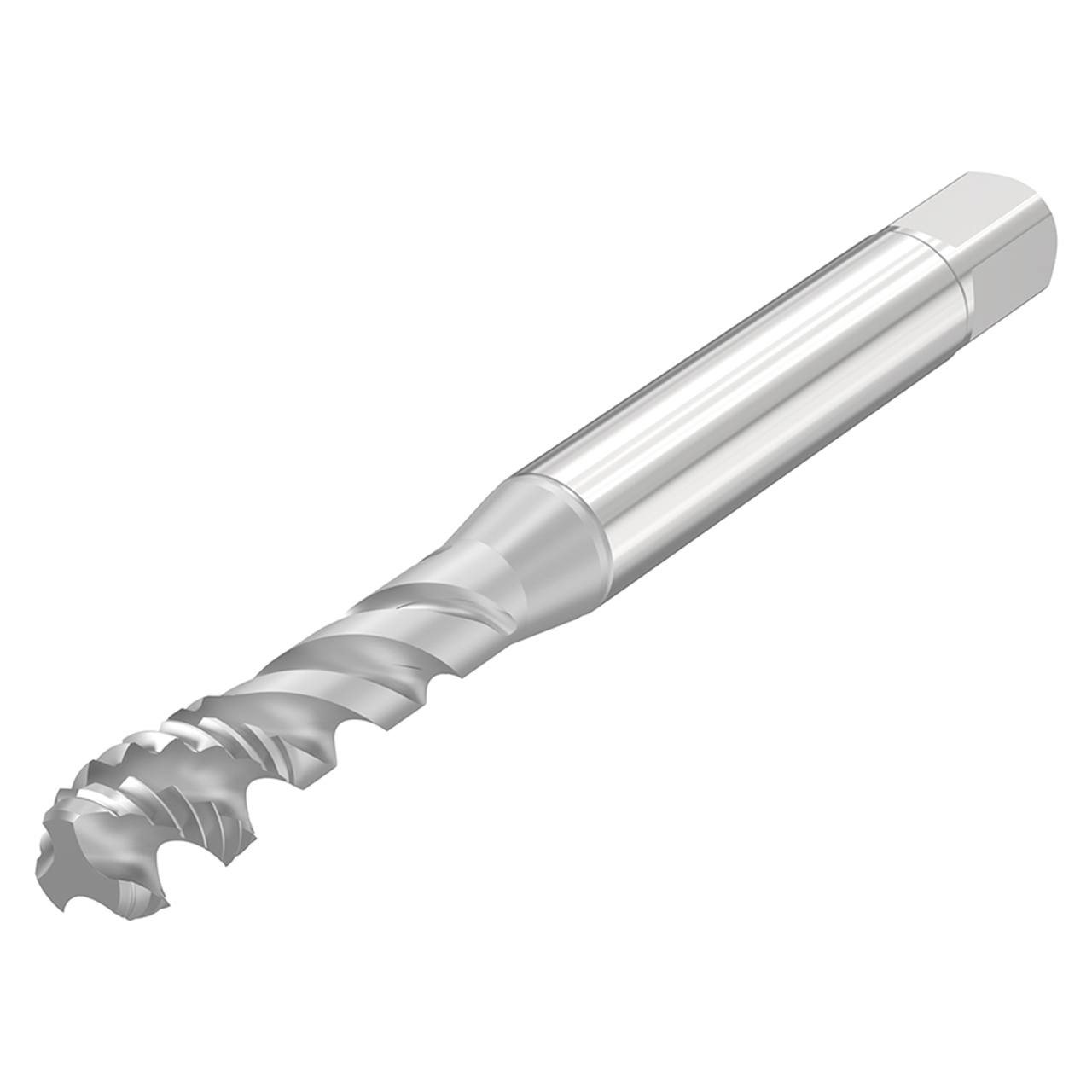 Seco Tools 10309444 | T30-R40U09C03-5/16-24-21R UNF 5/16 - 24 Size x 2B Class x 0.313" Diameter x 0.111" Chamfer Length x 3.543" OAL x 40 Degree Helix Angle 3 Flute Uncoated High Speed Steel-E Spiral Flute Tap