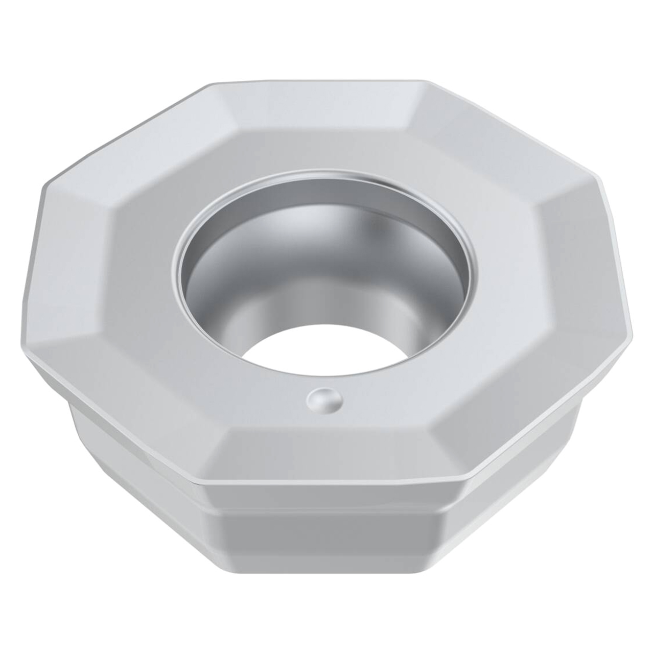 Seco Tools 10312613 | OOMT0605ZZSR-M15 0.622" Circle Diameter x 0.219" Thickness x 0.024" Radius x 18 Degree Clearance Angle 8 Edge Count CVD Coated MK1501 Grade Carbide Milling Insert