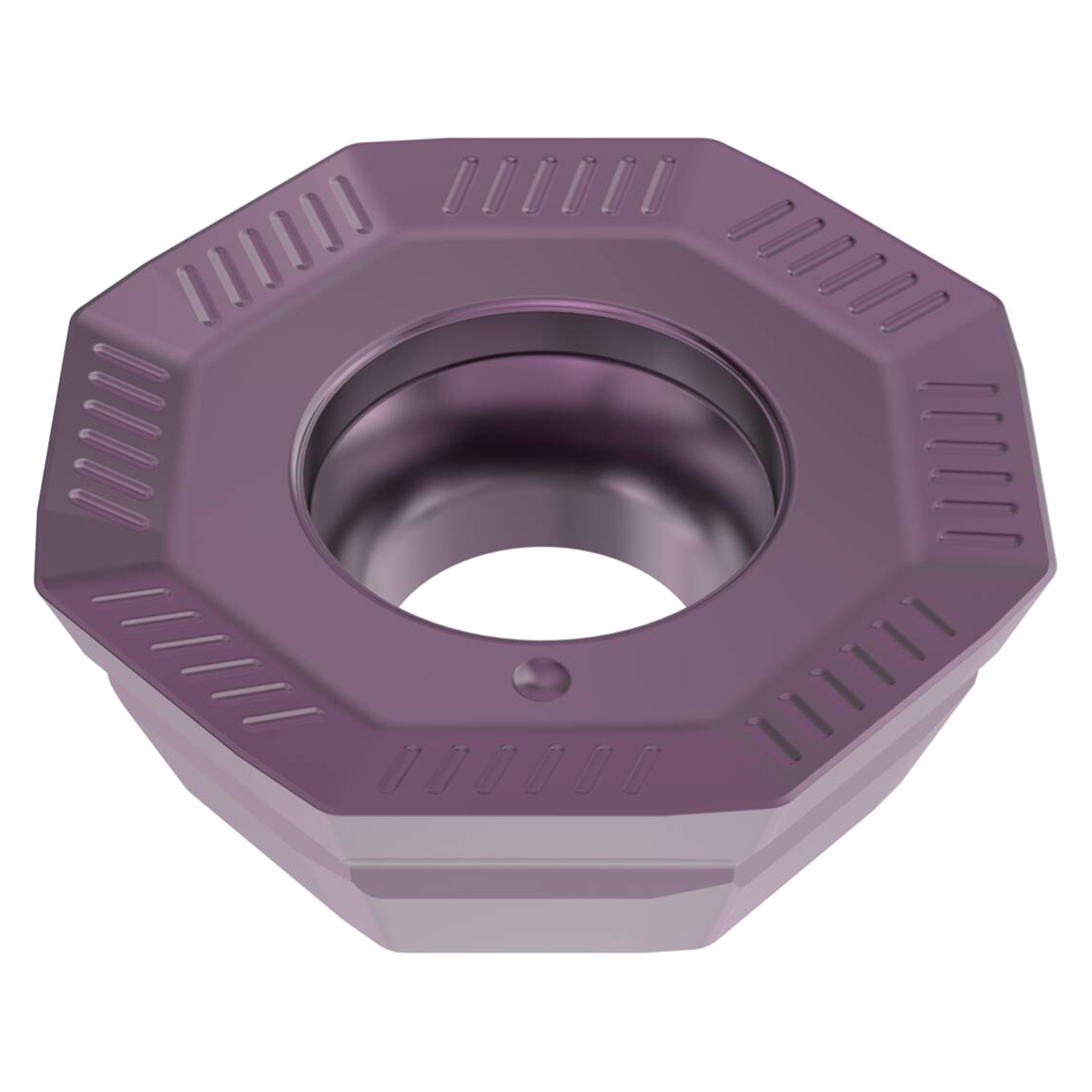 Seco Tools 10321726 | OOET0605ZZSR-ME12 0.622" Circle Diameter x 0.219" Thickness x 0.024" Radius x 18 Degree Clearance Angle 8 Edge Count PVD Coated MP2051 Grade Carbide Milling Insert