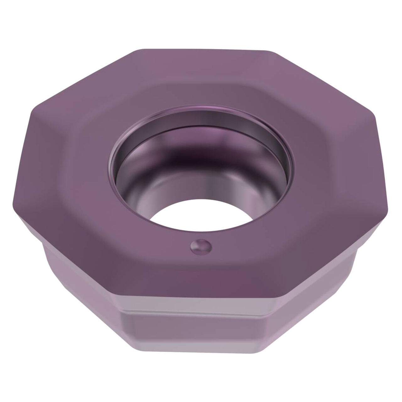 Seco Tools 10321727 | OOMT060510EN-M10 0.621" Circle Diameter x 0.219" Thickness x 0.039" Radius x 18 Degree Clearance Angle 8 Edge Count PVD Coated MP2051 Grade Carbide Milling Insert