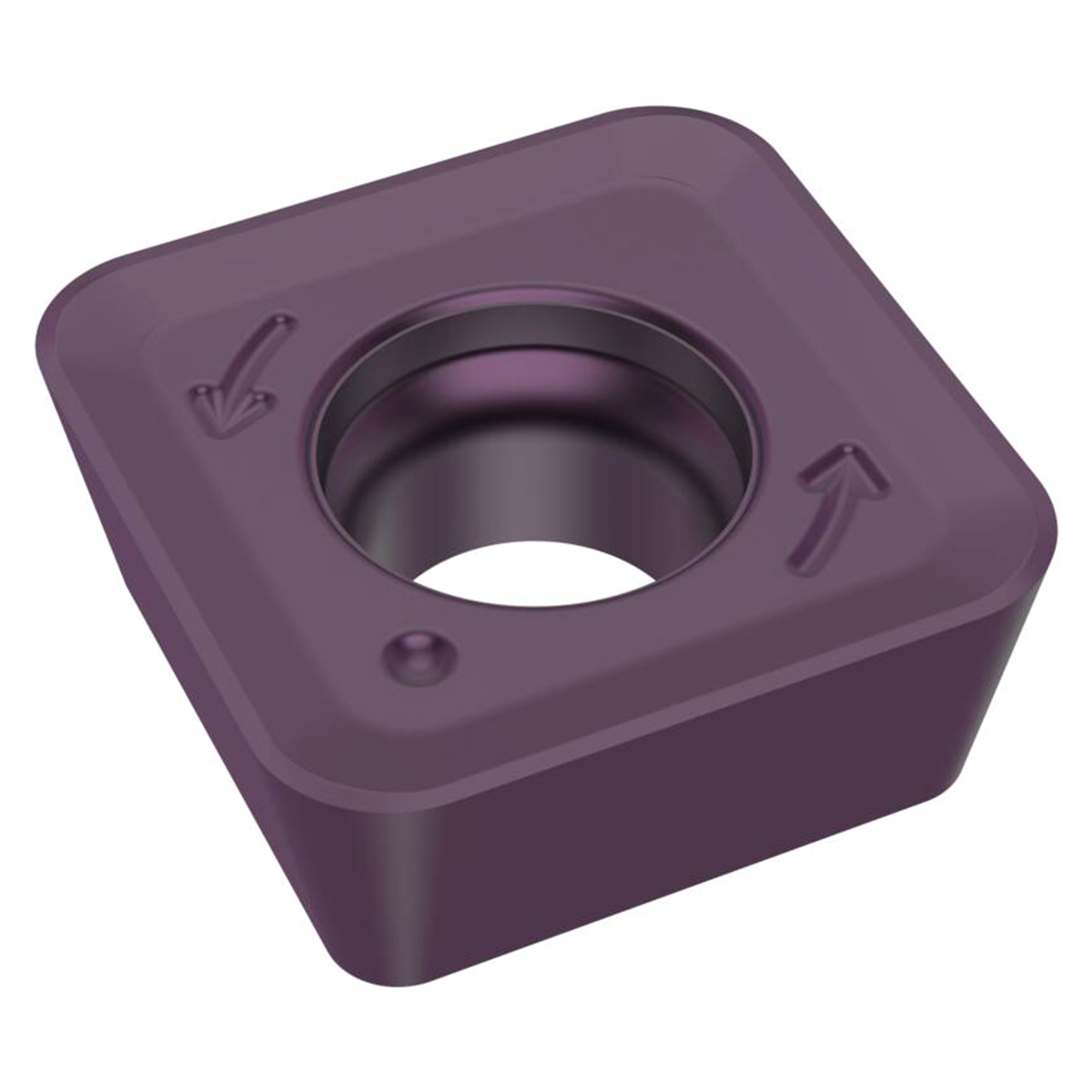 Seco Tools 10321793 | SPKT10T317TN-M10 0.394" Circle Diameter x 0.156" Thickness x 0.067" Radius x 11 Degree Clearance Angle 4 Edge Count PVD Coated MP2051 Grade Carbide Milling Insert