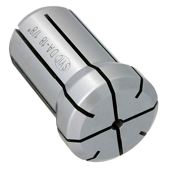 Techniks 01618-3/8 | 0.336" - 0.375" Capacity x 3/8" Shank x DA180 Steel High Precision Double Angle Collet