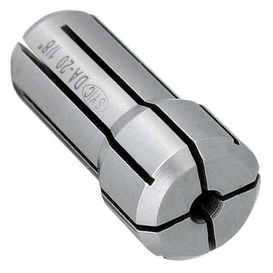 Techniks 01620-1/8 | 0.125" - 0.109" Capacity x 1/8" Shank x DA200 Steel High Precision Double Angle Collet