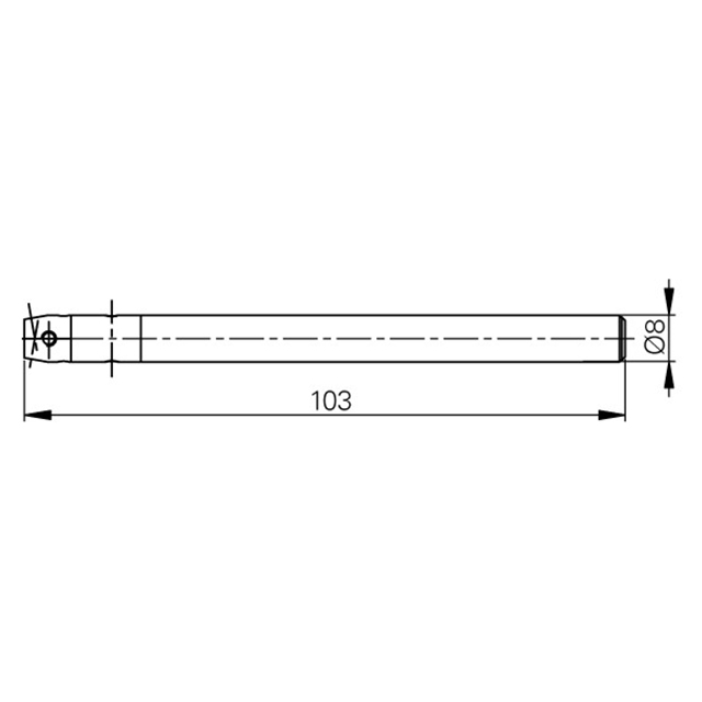 Fowler 54-194-930-0 | M2.5 x 8.00mm Diameter Threaded Holder