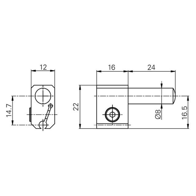 Fowler 54-194-934-0 | 8.00mm Diameter Reduction Holder