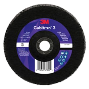 3M 7100379978 | Cubitron 3 7" Overall Diameter x 7/8" Overall Width x 40+ Grit 1169F Flap Disc - 5 Each/Case