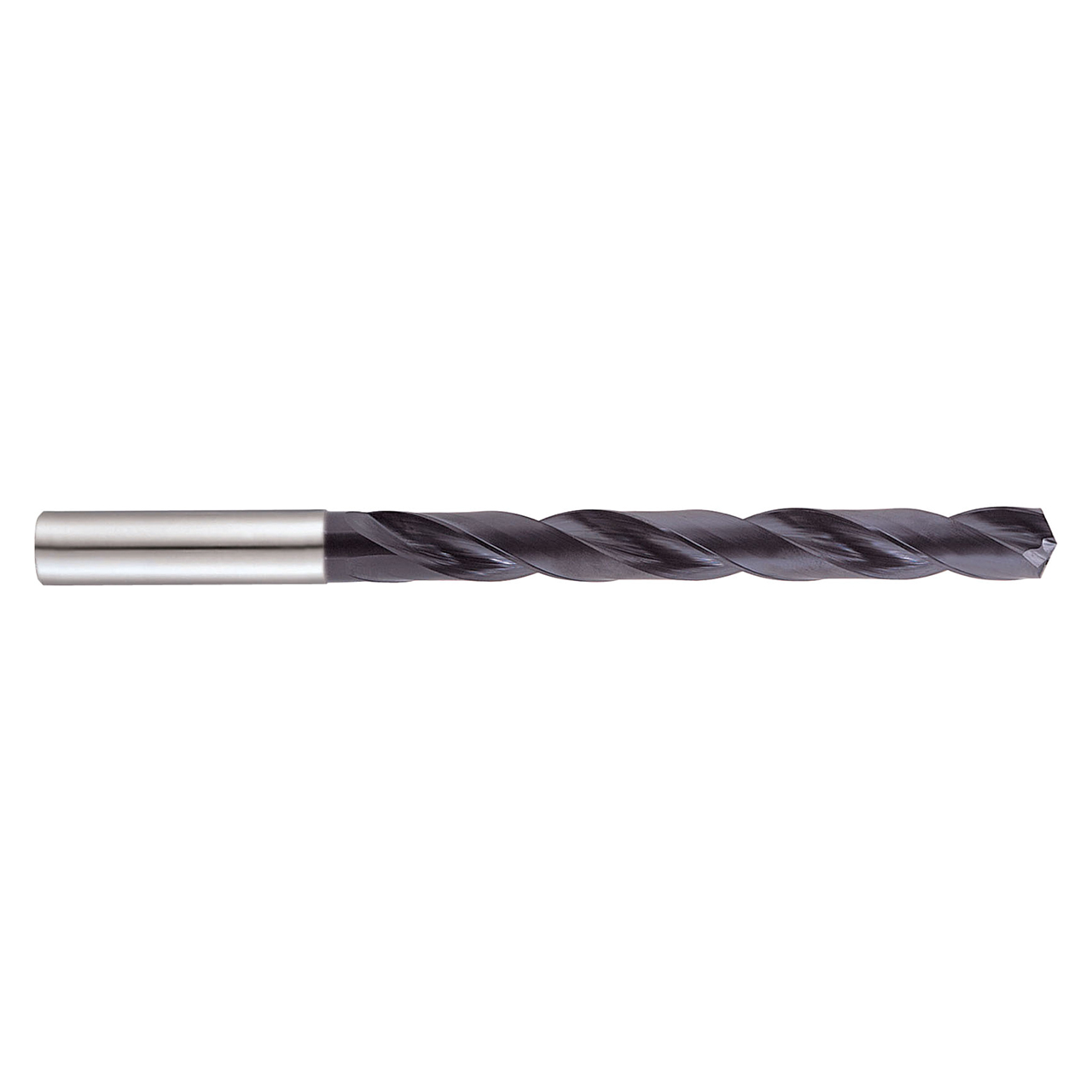 YG1 DTX421190 | 19.00mm Diameter x 20.00mm Shank x 190.00mm Flute Length x 243.00mm OAL x 140 Degree Point Angle 2 Flute RCH Coated Carbide DTX421 Dream Drill with Coolant Hole
